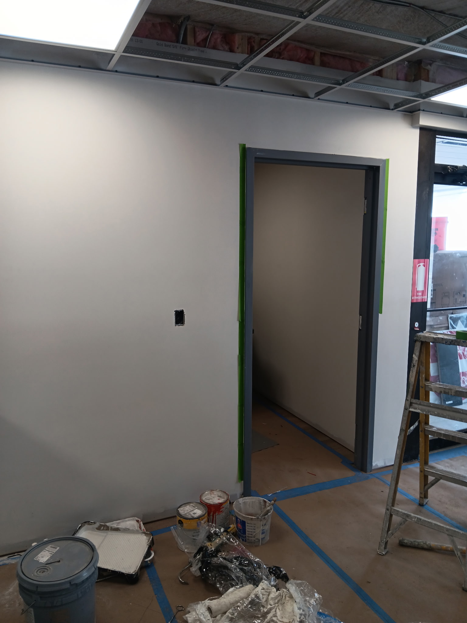 Aroma Joe's interior painting